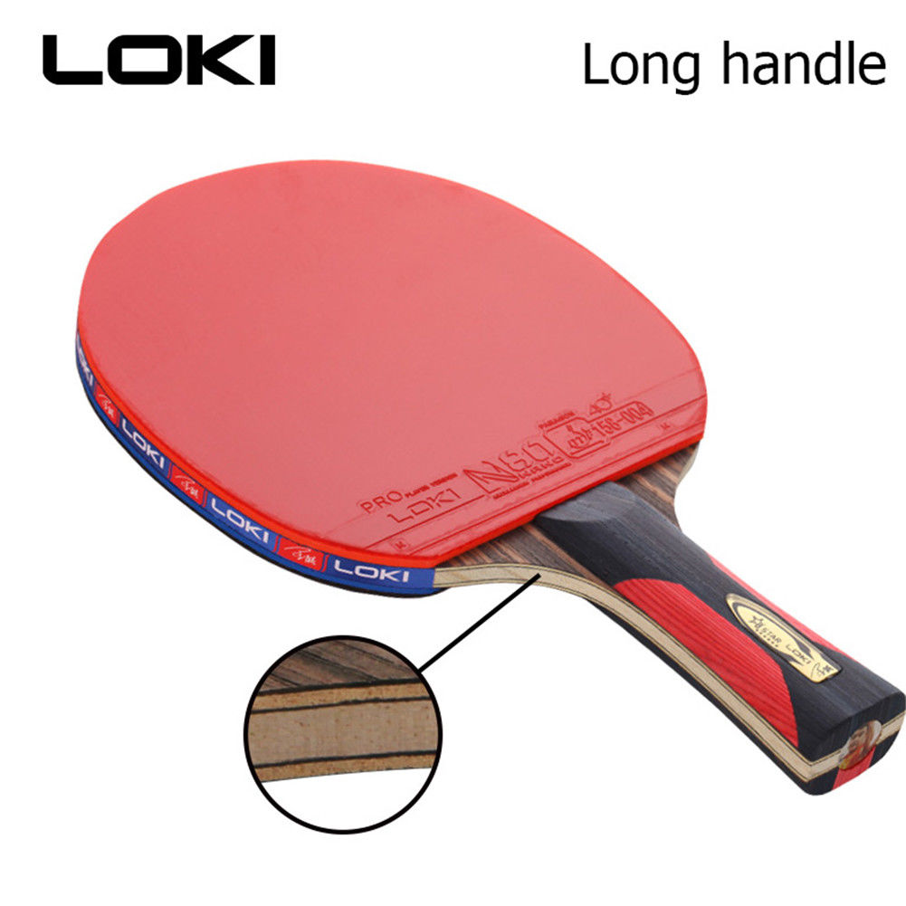 long handle ping pong professional table tennis racket 2022