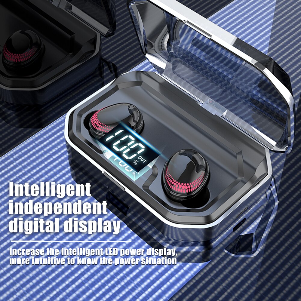 intelligent intelligent digital display x10 tws 5 bluetooth earbuds 2022