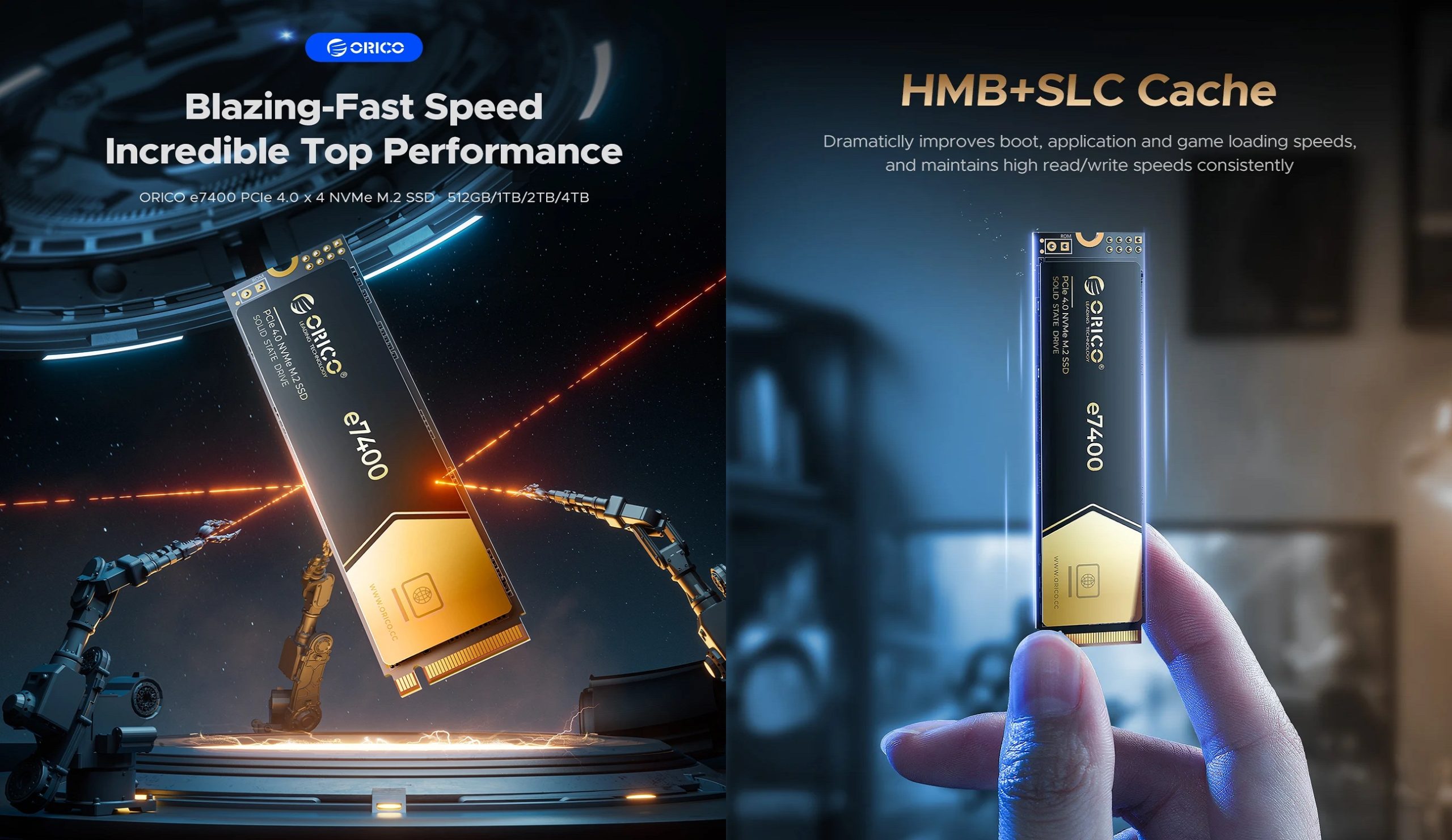 Orico Fast and Reliable SSD for Editing and Gaming