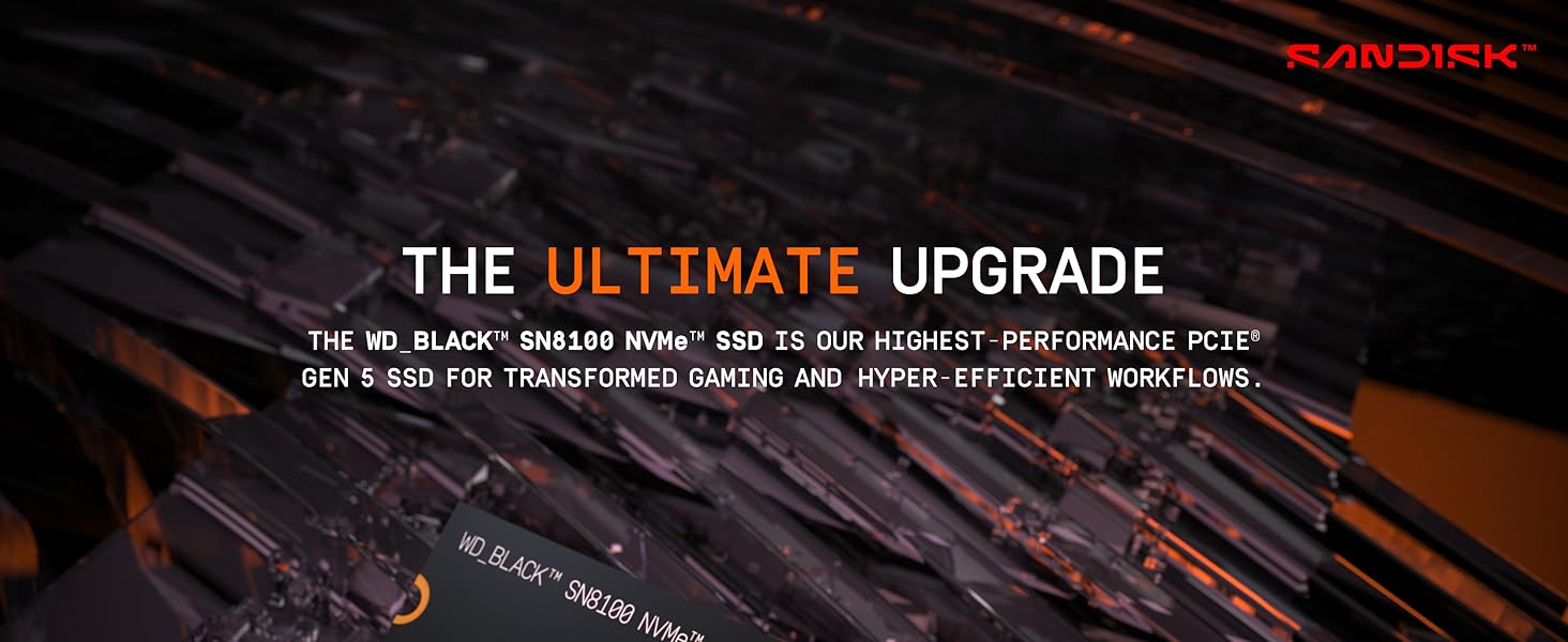Western Digital Gen5 NVME SSD 2025 for Gaming PCs and Laptops