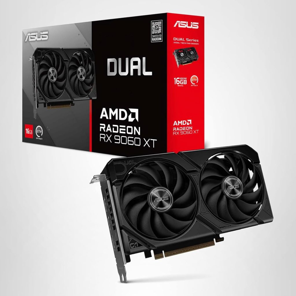 ASUS Dual Radeon RX 9060 XT 16GB Graphics Card