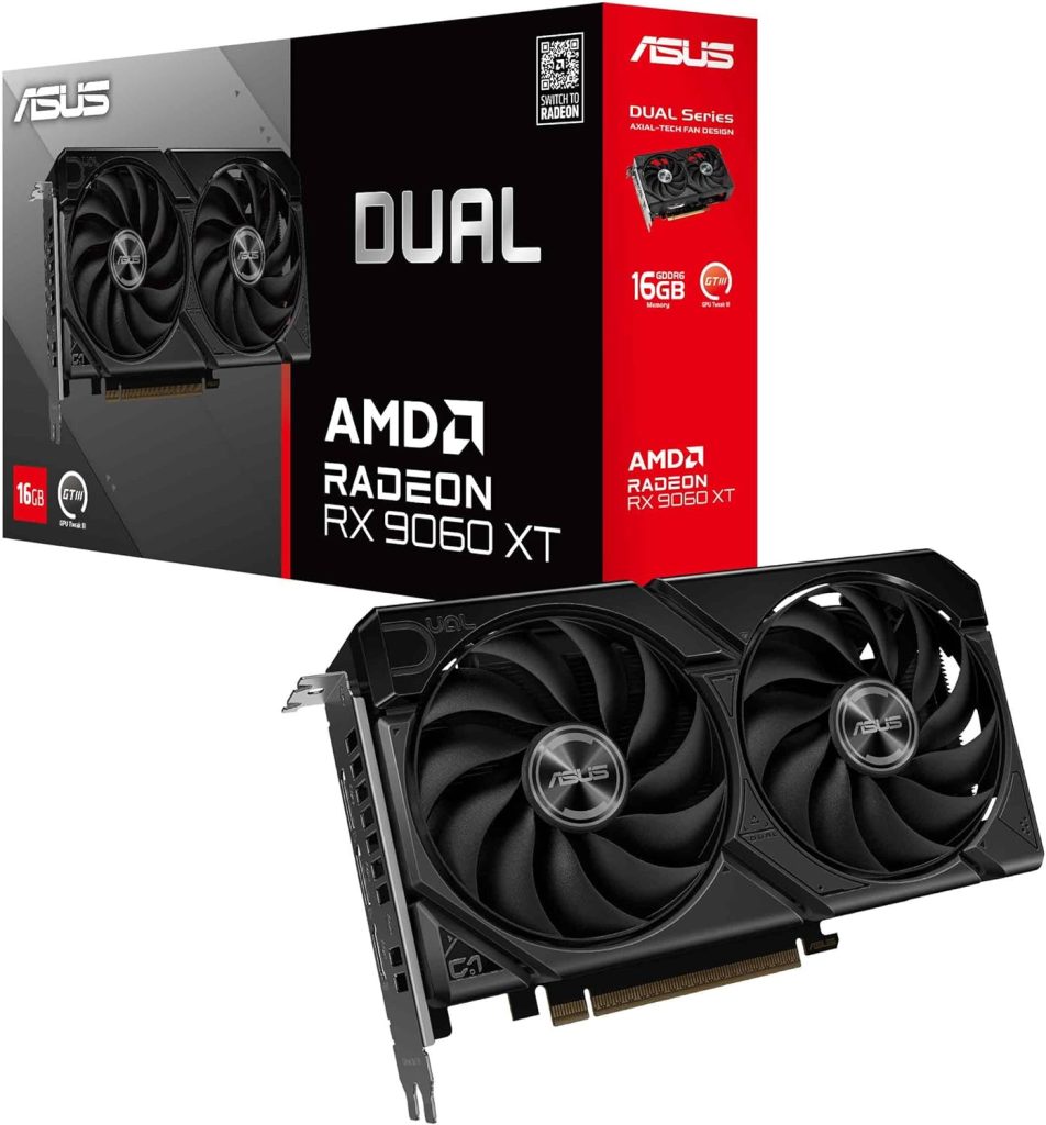 ASUS Prime Radeon™ RX 9060 XT 8GB GDDR6 OC Edition Graphics Card