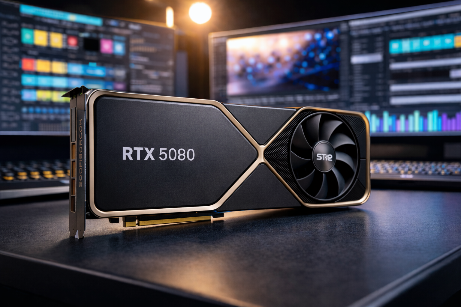 Nvidia Geforce RTX 5080 4K Editing Graphics Card